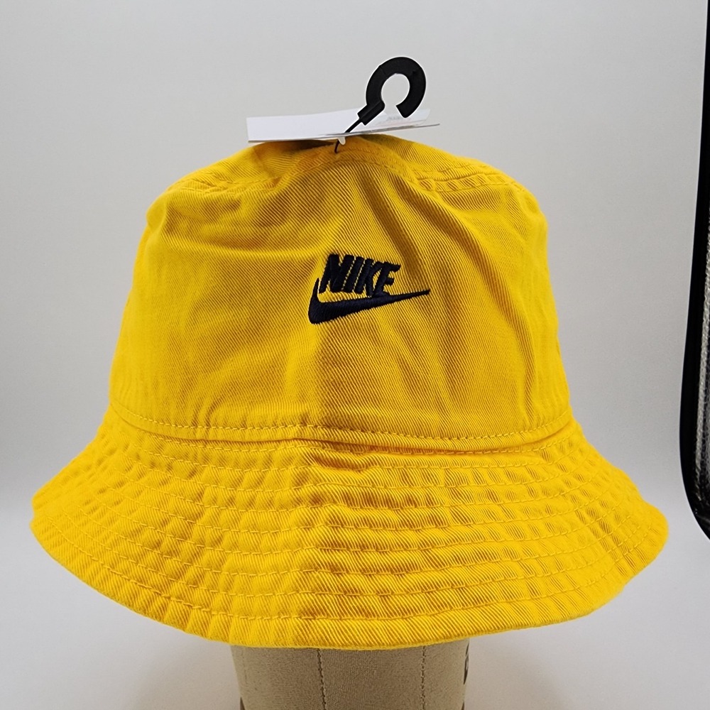 Michigan Wolverines Nike Legacy Apex Bucket Hat Mens Sz Medium College Gold NEW - Picture 5 of 11
